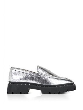 Schutz CHRISTIE STUDS CRACKLED loafer